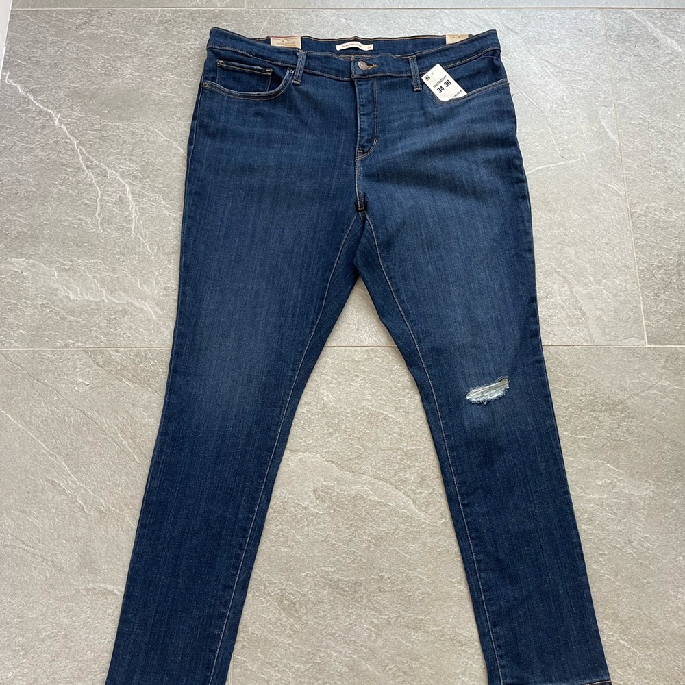 Levi’s 311 Shaping Skinny Jeans 34x30 Black Stretch Denim - Fits Men / Unisex